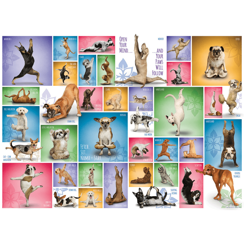 Yoga Dogs (1000 Pieces)