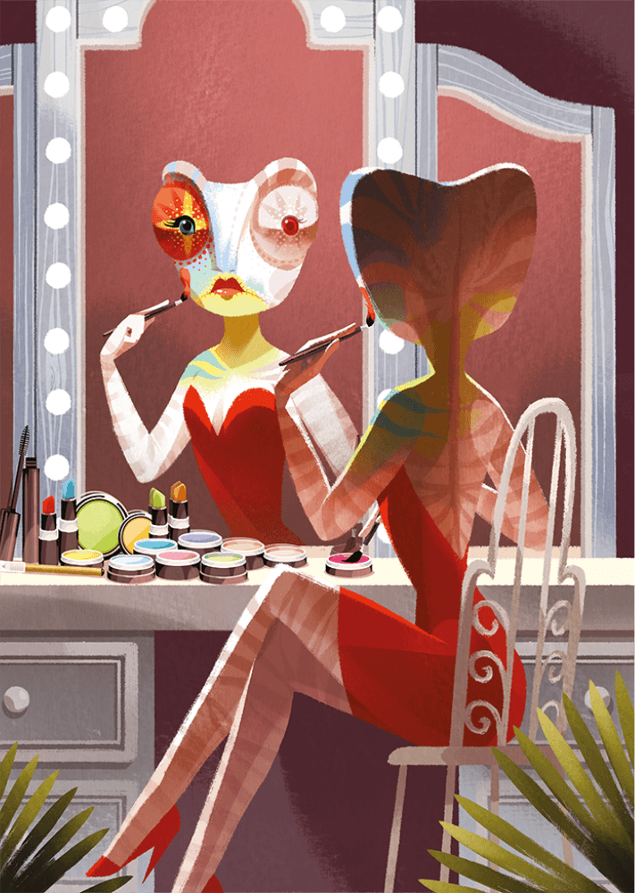 Dixit Jigsaw Puzzle: Chameleon Night