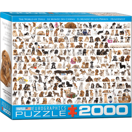 The World of Dogs jigsaw puzzle box