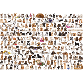 The World of Dogs jigsaw puzzle artwork