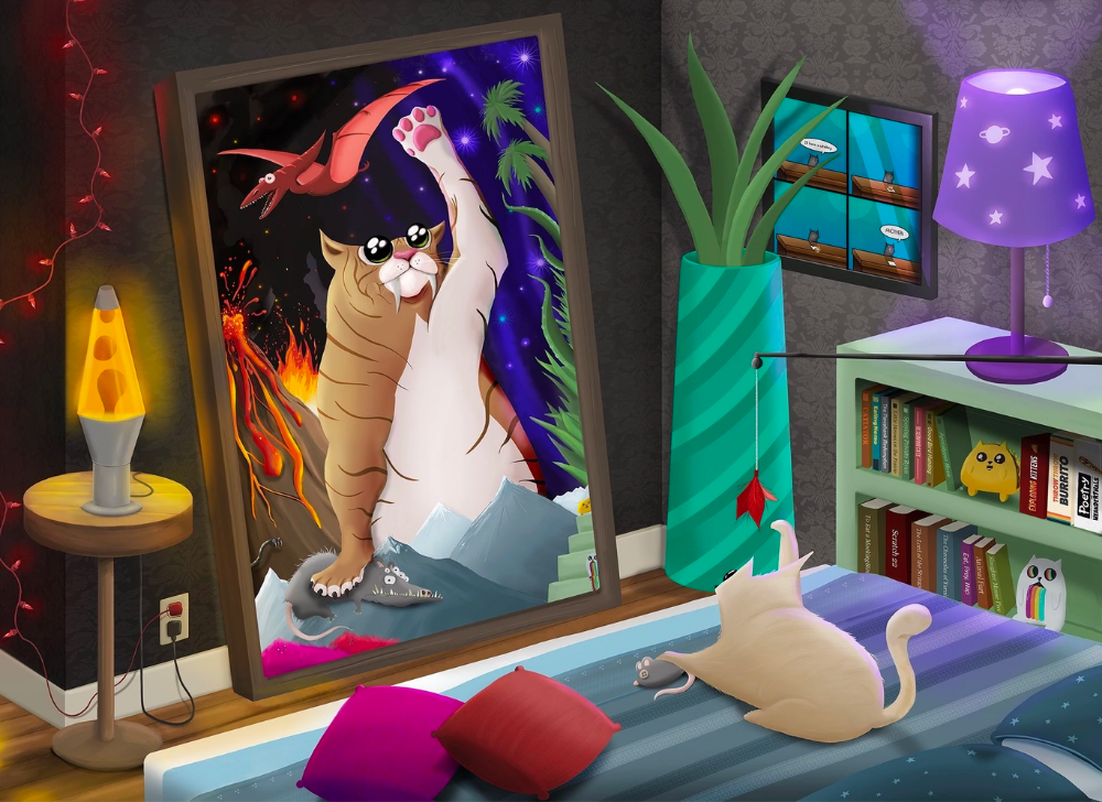 Cat in the Mirror