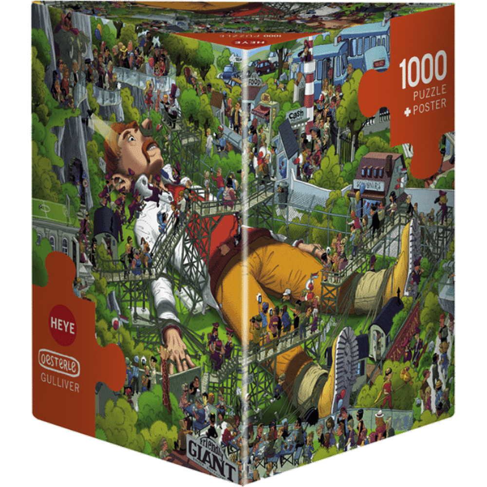 Gulliver jigsaw puzzle box