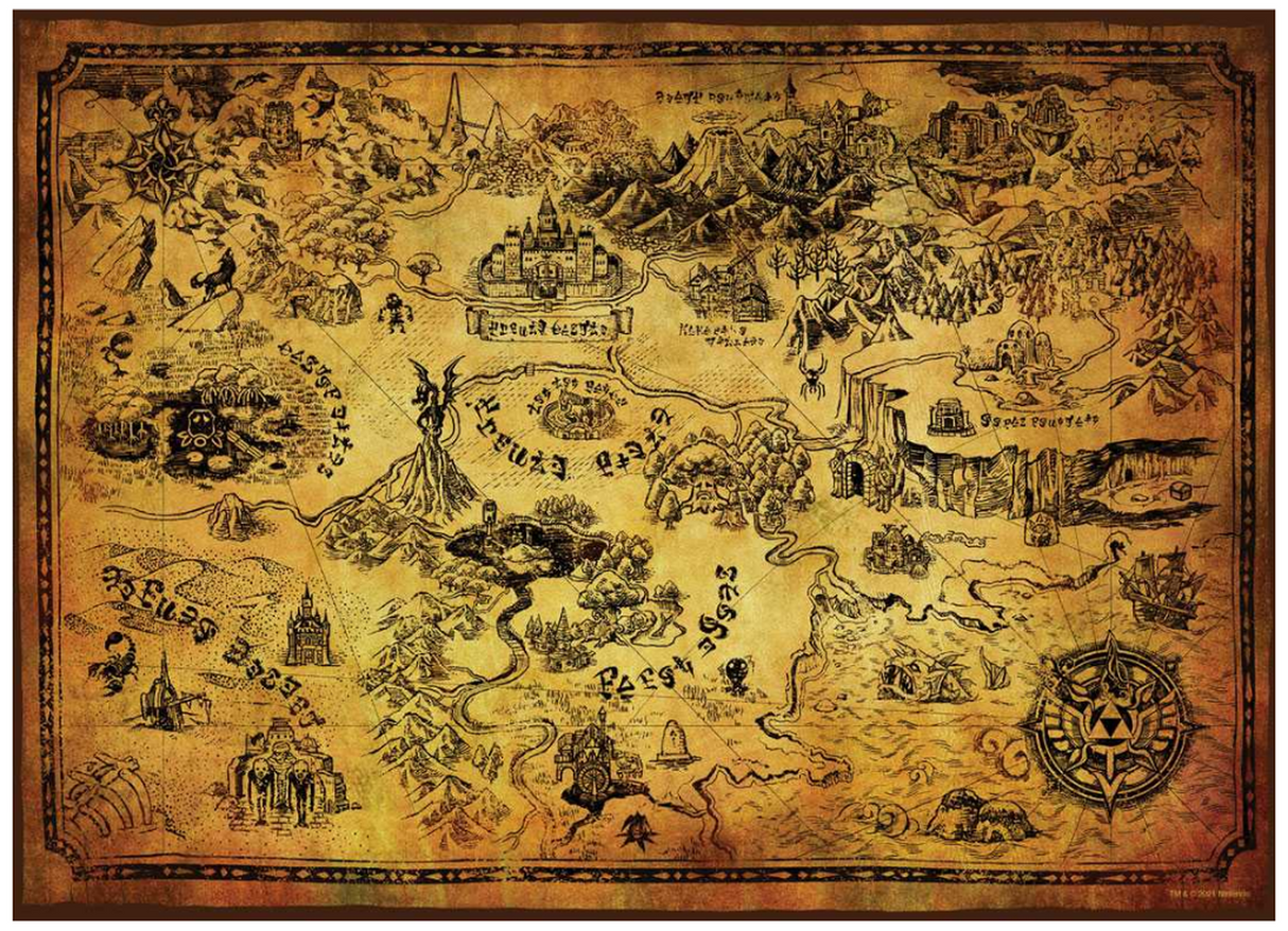 The Legend of Zelda: Hyrule Map