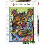If Cats Could Talk 1000 piece jigsaw puzzle - box packaging