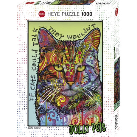 If Cats Could Talk 1000 piece jigsaw puzzle - box packaging