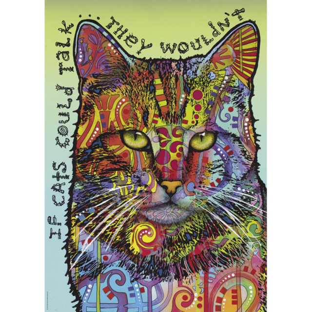 If Cats Could Talk 1000 piece jigsaw puzzle - front artwork