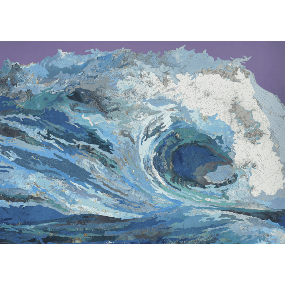 Map Wave 2000 piece jigsaw puzzle artwork by Matthew Cusick