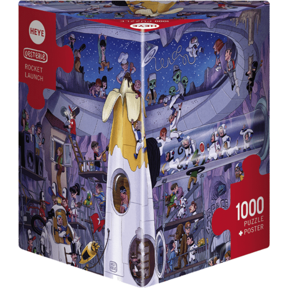 Rocket Launch jigsaw puzzle box