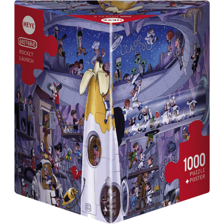 Rocket Launch jigsaw puzzle box