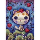 Strawberry Kitty 1000 piece jigsaw puzzle - front artwork
