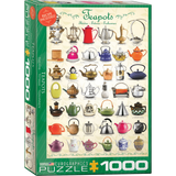 Teapots 1000 piece jigsaw puzzle box packaging