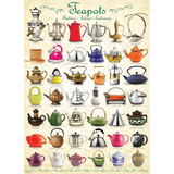 Teapots 1000 piece jigsaw puzzle artwork