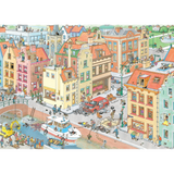 Jan van Haasteren The Missing Piece 1000-piece jigsaw puzzle artwork on a transparent background