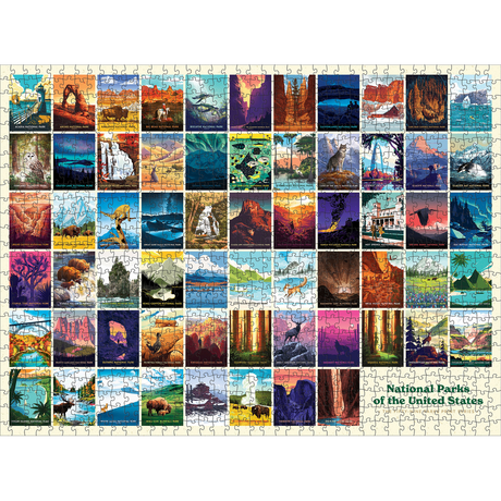 National Parks – puzzle artwork