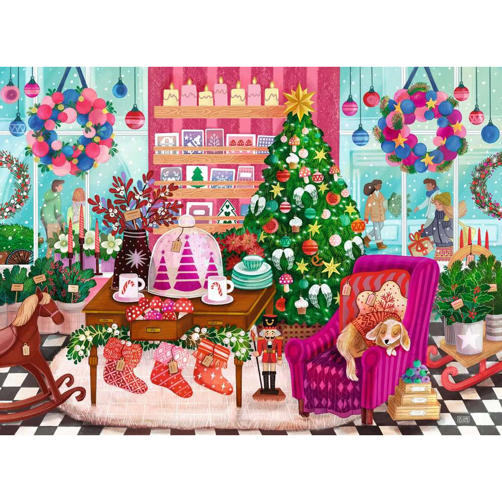 Christmas Shop jigsaw puzzle artwork