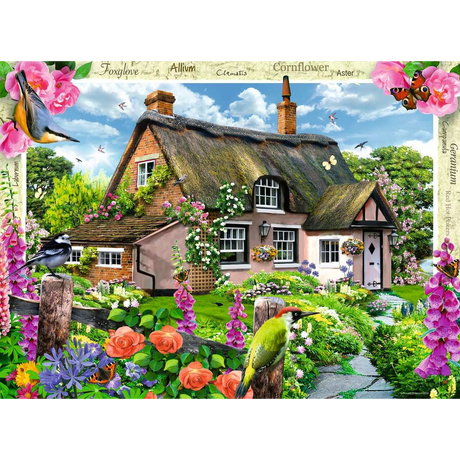 Happy Days No 10 Country Gardens jigsaw puzzle artwork