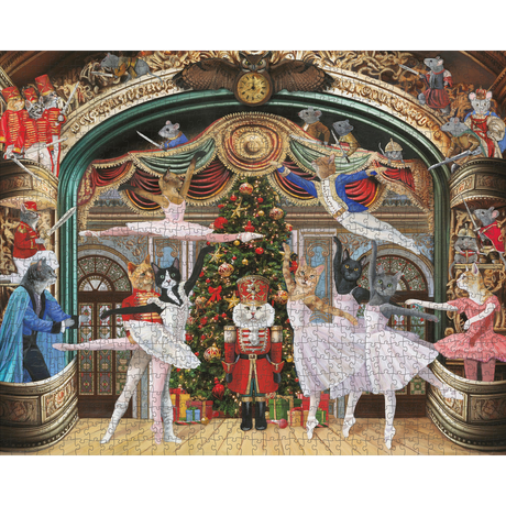 Carol Lew: Nutcracker Kitties – puzzle artwork