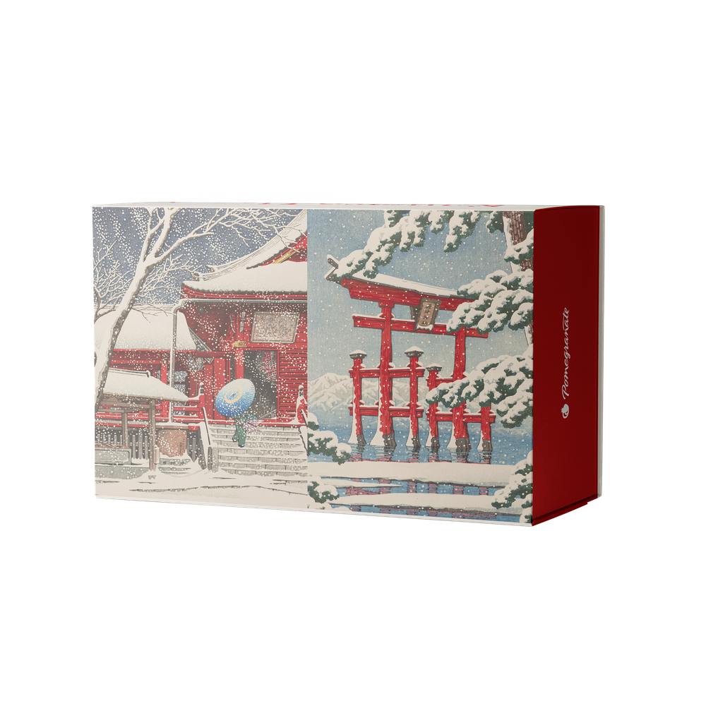 Kawase Hasui: Snowfall Double-Sided Jigsaw Puzzle Set – box