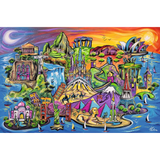 Isle of Sights 3000 piece jigsaw puzzle artwork