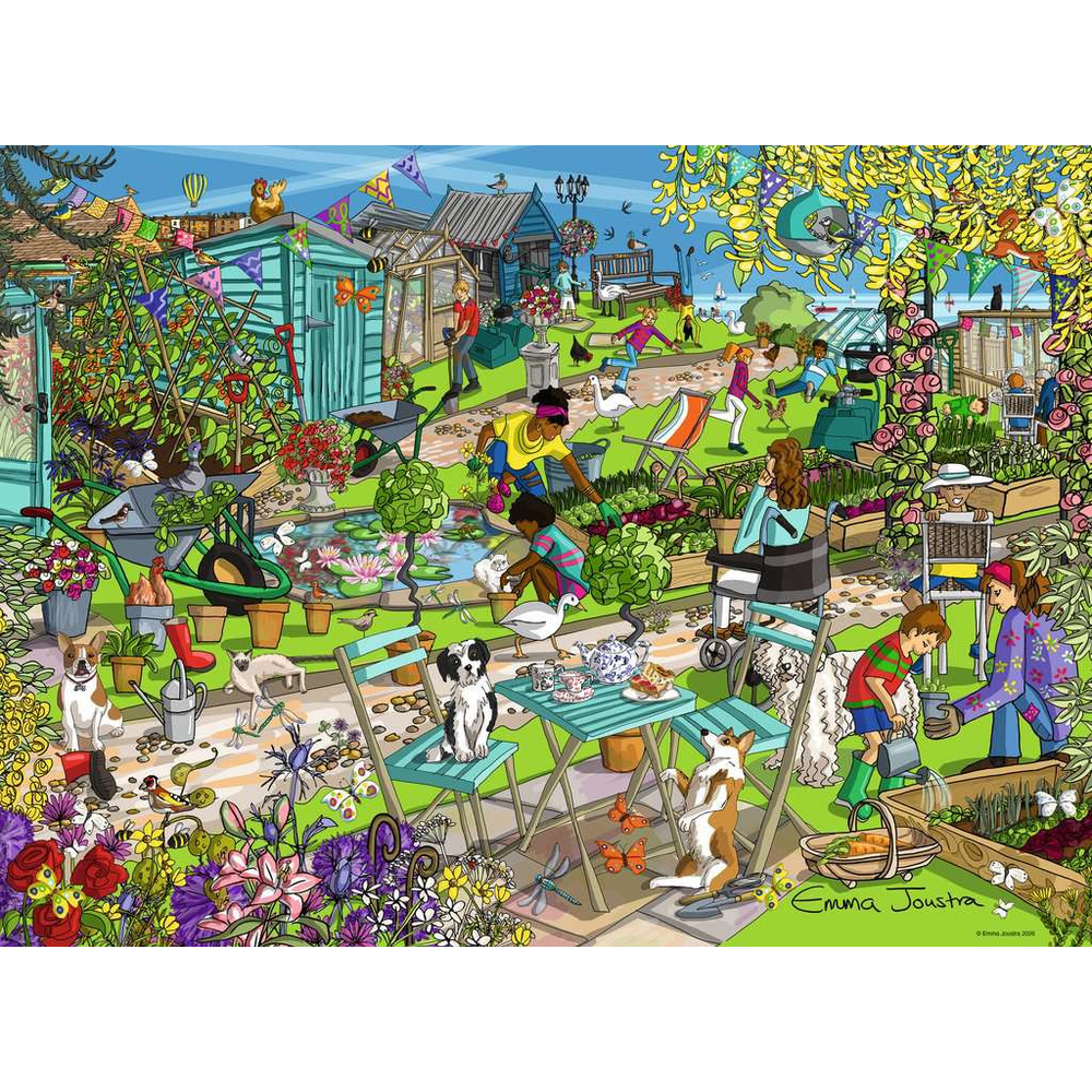 Seaside Allotment jigsaw puzzle artwork