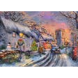 Coming Home for Christmas jigsaw puzzle artwork