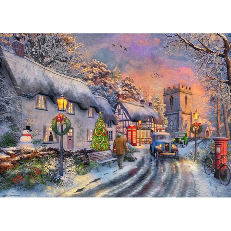 Coming Home for Christmas jigsaw puzzle artwork