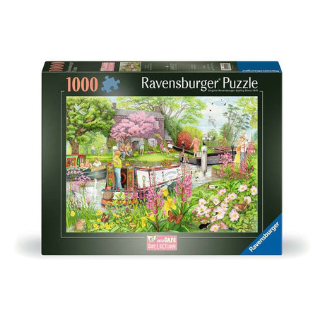 Cosy Cafe No.4 River Cafe jigsaw puzzle box