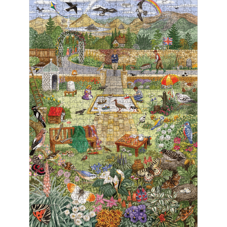 Gale Pitt: Alphabet Garden – puzzle artwork