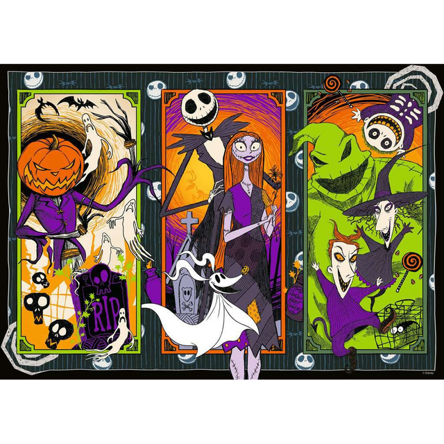 The Nightmare before Christmas jigsaw puzzle artwork