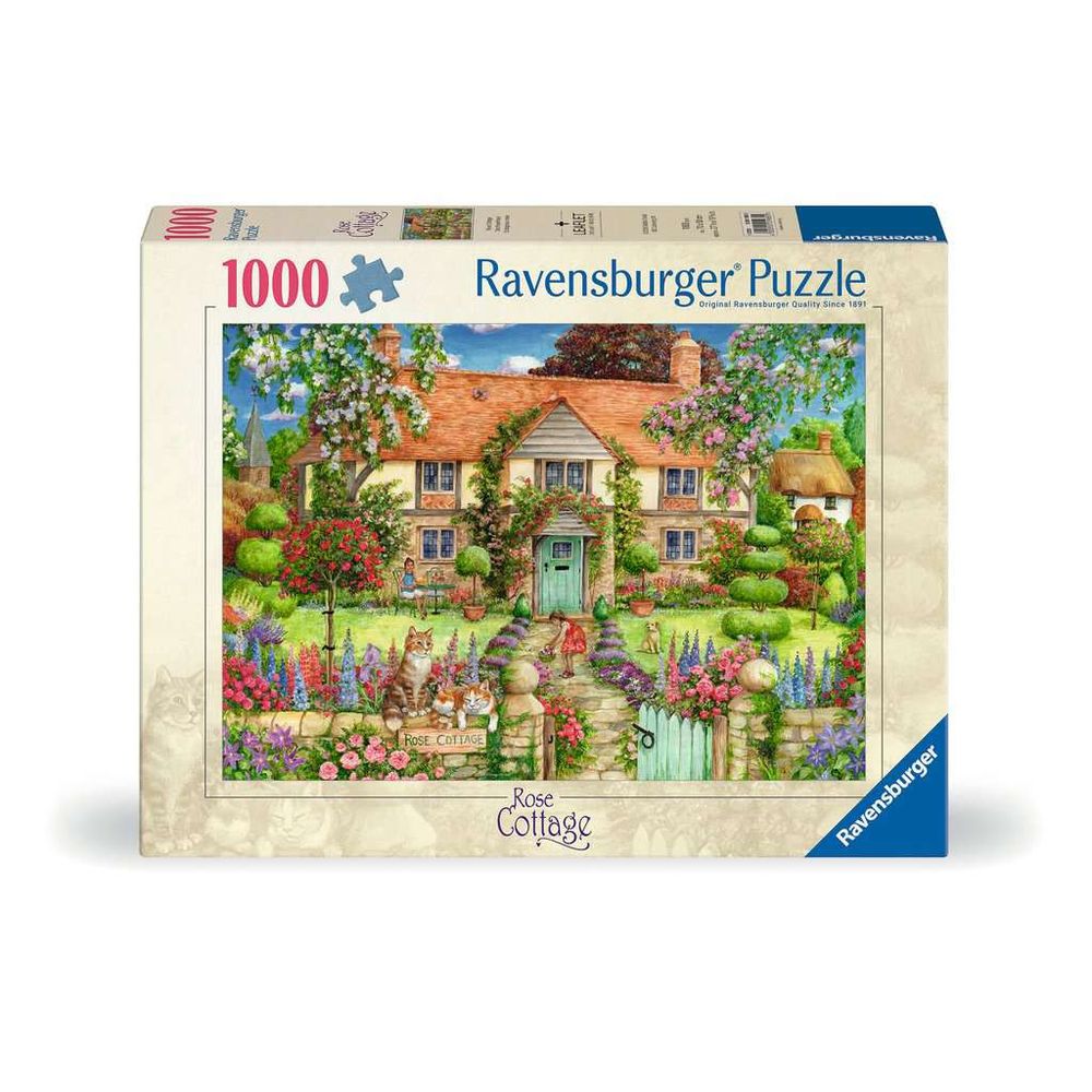 Rose Cottage jigsaw puzzle box