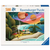 Camping jigsaw puzzle box