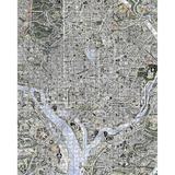 Gareth Fuller: Map of DC and The Declaration of Independence – puzzle artwork (map side)