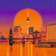 Neon Berlin jigsaw puzzle artwork