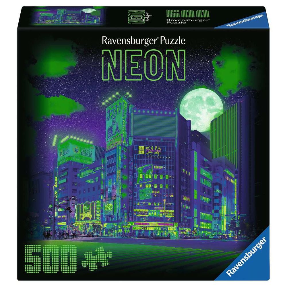 Neon Tokyo jigsaw puzzle box