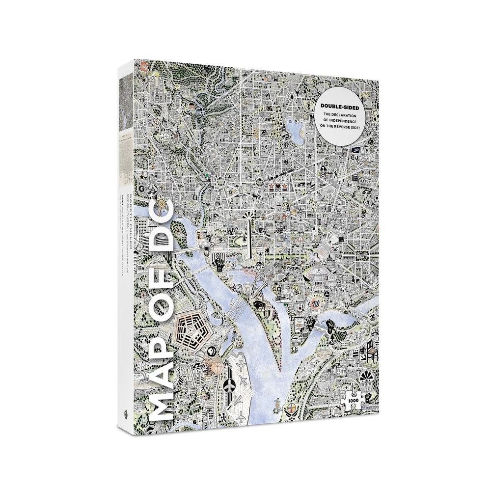 Gareth Fuller: Map of DC and The Declaration of Independence – box