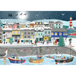 Coastal Christmas jigsaw puzzle artwork