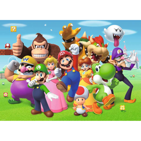 Super Mario jigsaw puzzle artwork