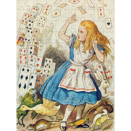 Sir John Tenniel: Alice in Wonderland Double-Sided Jigsaw Puzzle Set – puzzle artwork 2