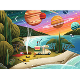 Camping jigsaw puzzle artwork