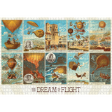 The Dream of Flight: Early Ballooning – puzzle artwork