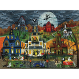 Cheryl Bartley: Spooky Street – puzzle artwork