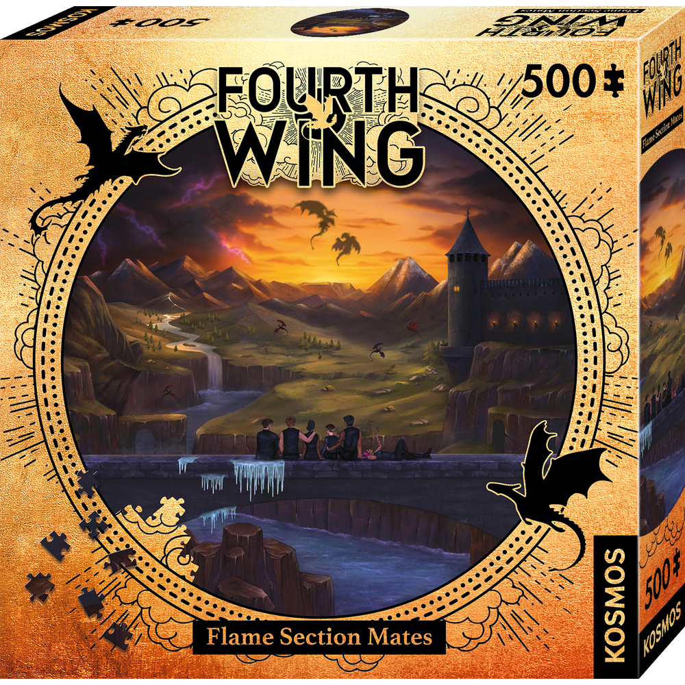 Fourth Wing Flame Section Mates puzzle box