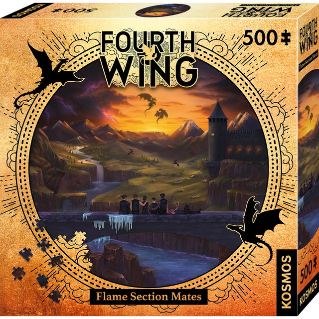 Fourth Wing Flame Section Mates puzzle box