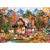 Pumpkin Cottage jigsaw puzzle artwork