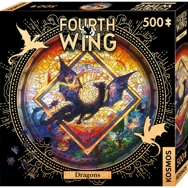 Fourth Wing Dragons puzzle box