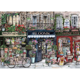Busy High Street No.1 jigsaw puzzle artwork