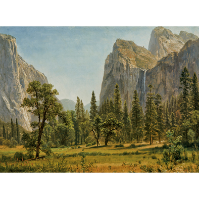 Albert Bierstadt: Bridal Veil Falls, Yosemite (1000 Pieces)