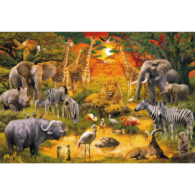 Animals in Africa (150 Pieces)