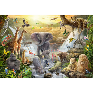 Animals in Africa (60 Pieces)
