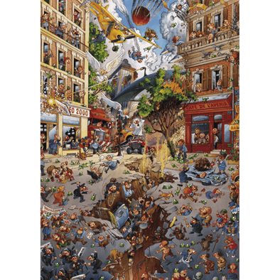 Special Shaped Puzzle 2000 Pieces Top Quality Hot Sale Brand New City of  Sky Impossible Challenge